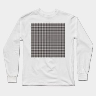 Houndstooth Pattern Long Sleeve T-Shirt